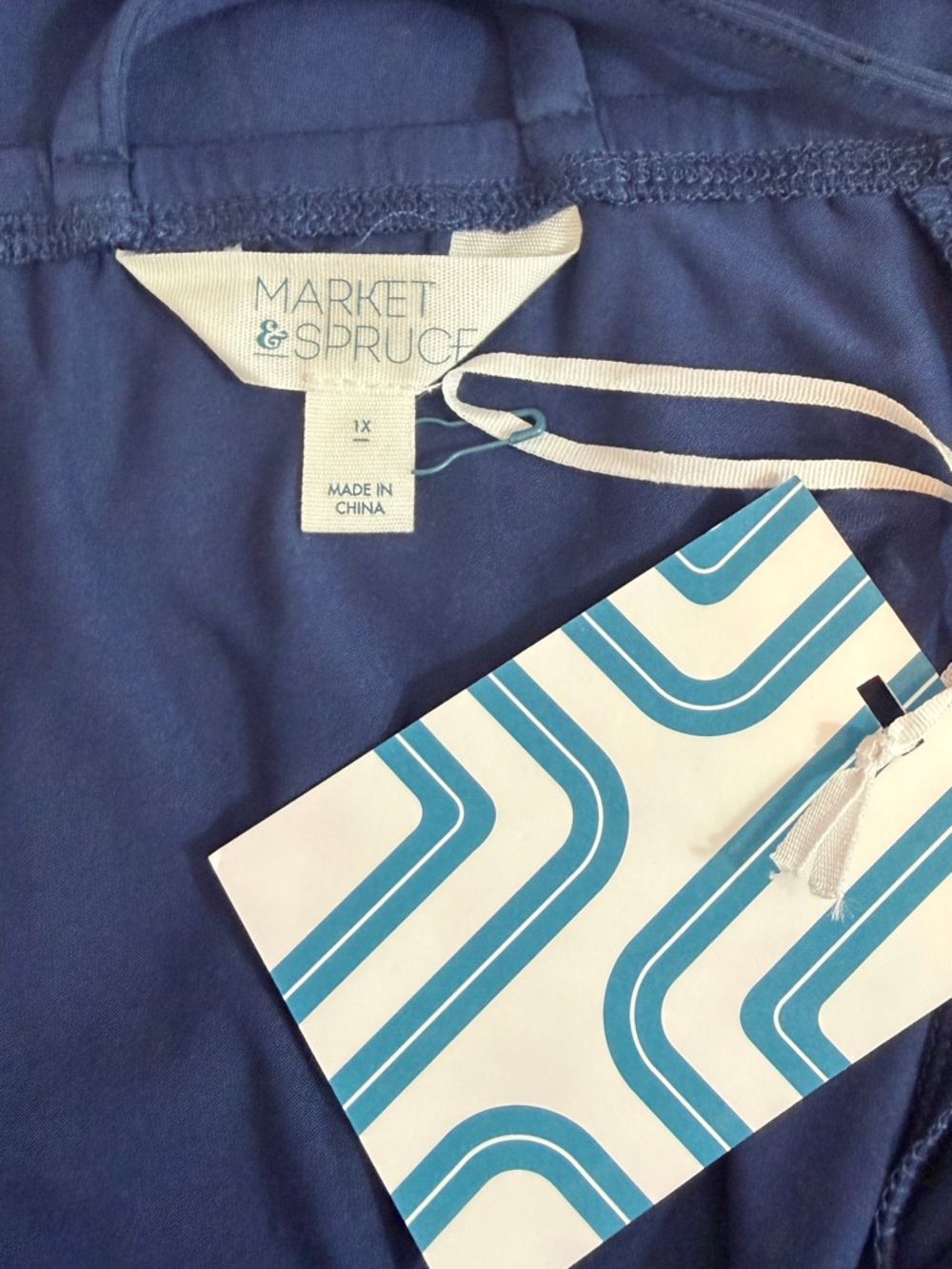 Market & Spruce Navy Spaghetti-Strap Empire Waist Maxi Dress - Picture 8 of 10